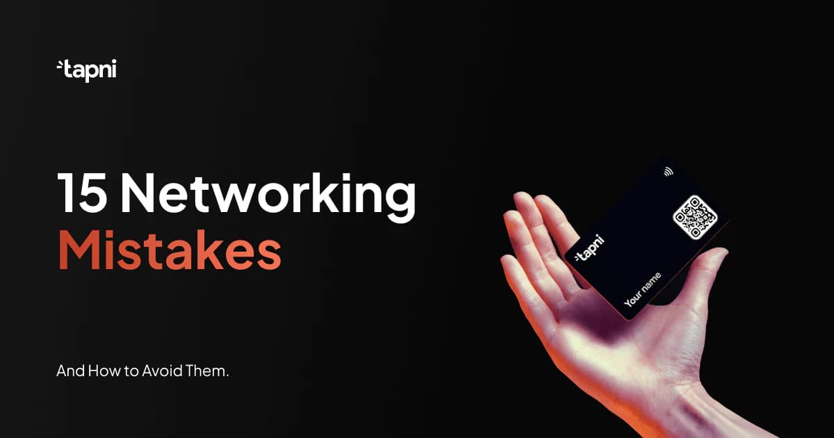 15 Common Networking Mistakes & How to Avoid Them