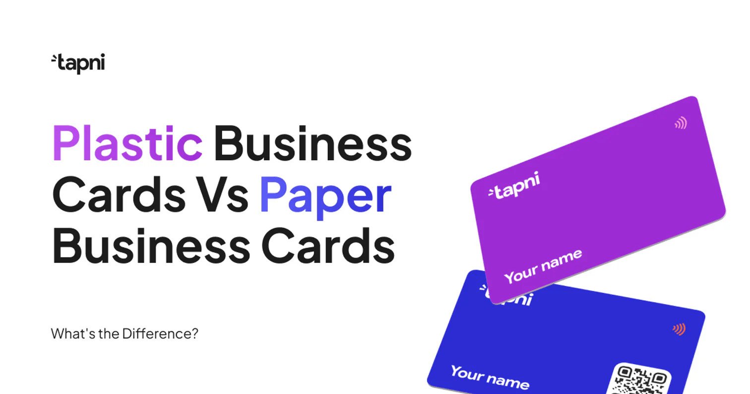 Plastic Business Cards vs. Paper Business Cards - Which To Use?