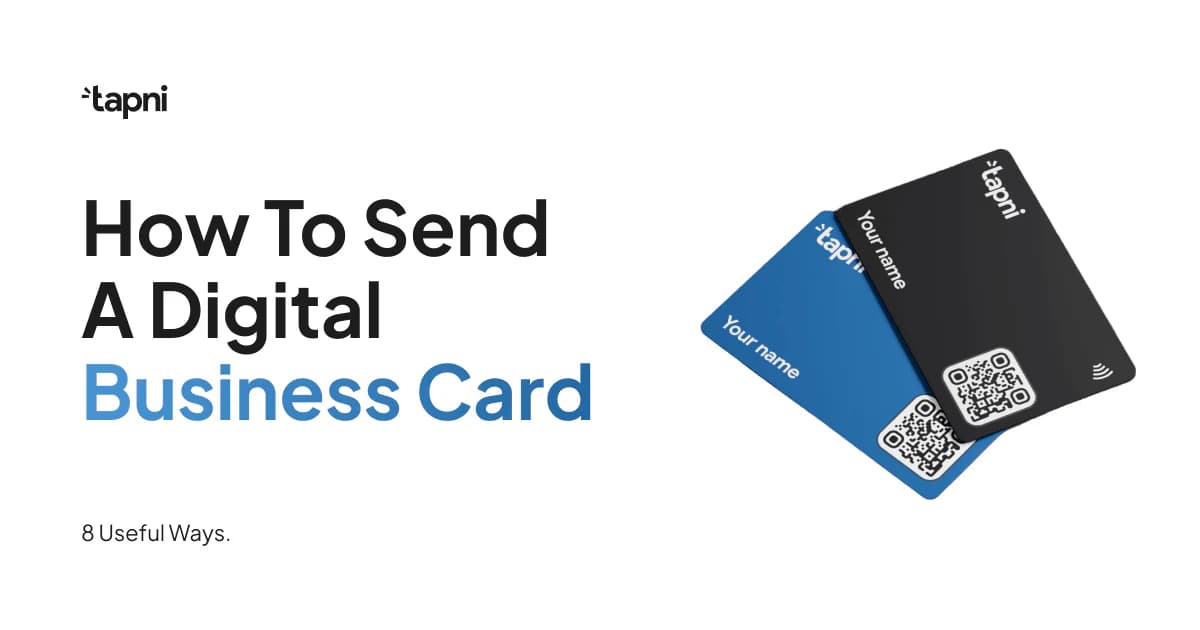 How To Send a Digital Business Card - 8 Useful Ways