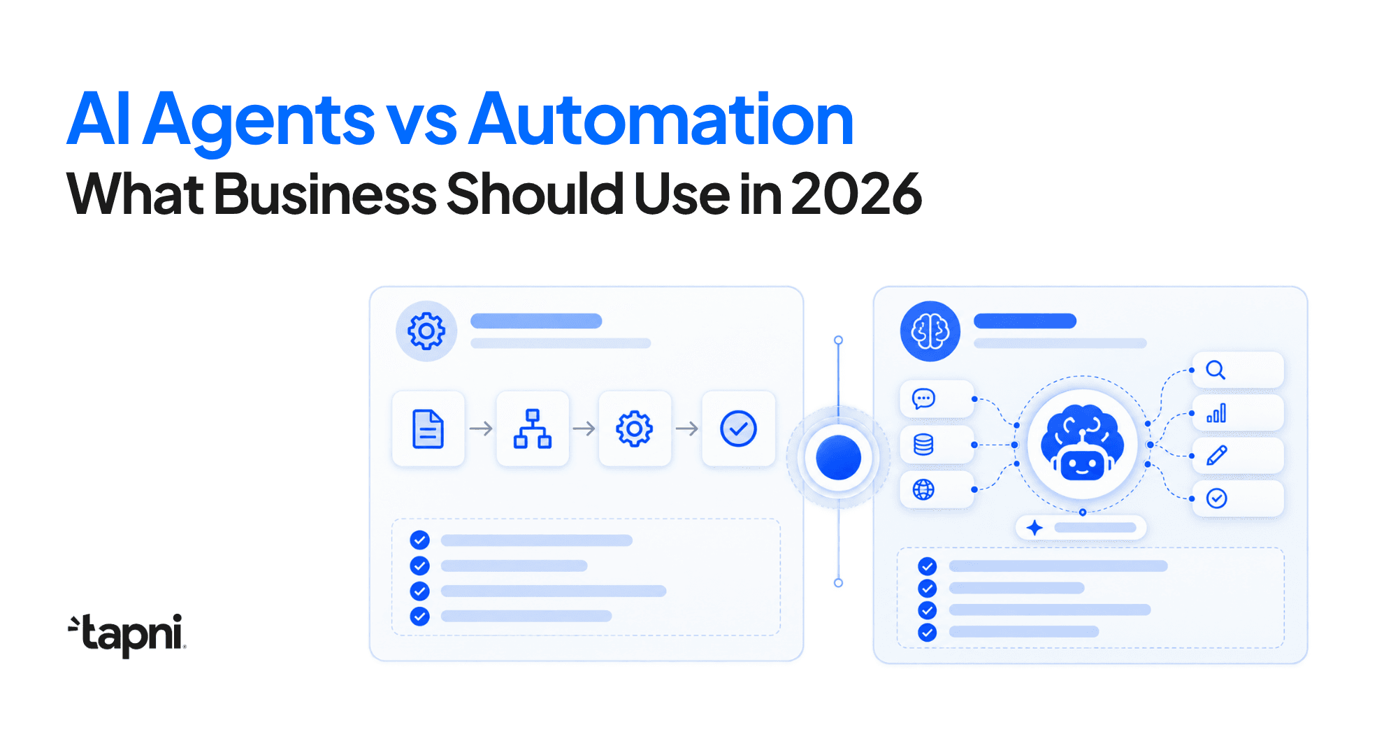 AI Agents vs. Traditional Automation: What Businesses Should Actually Use in 2026
