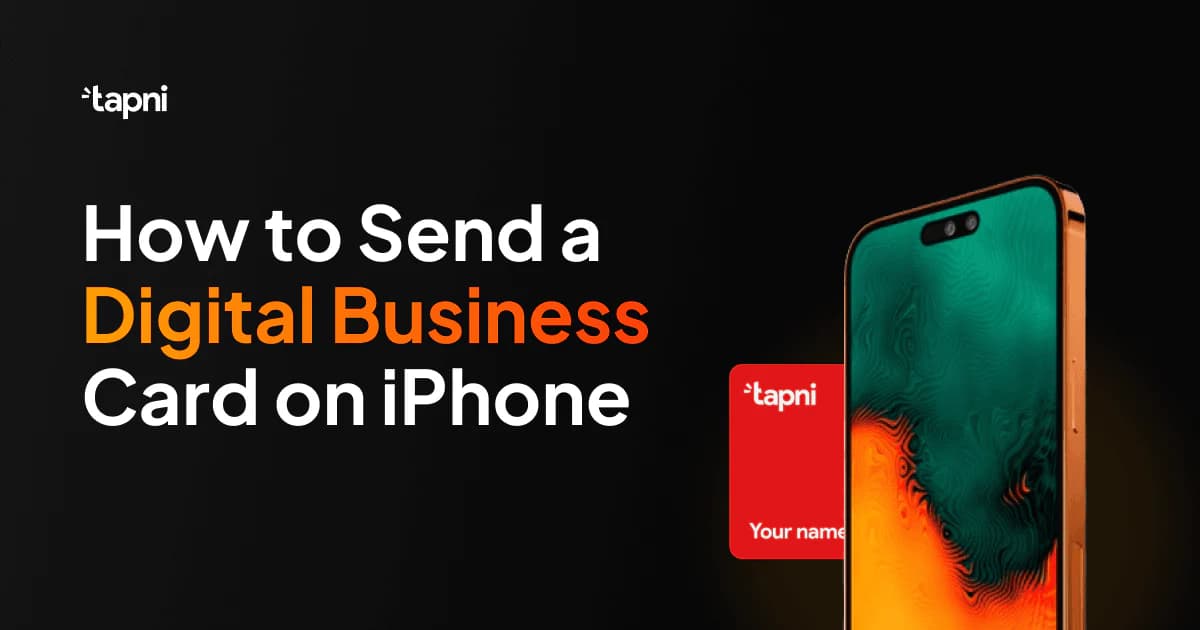 How to Send a Digital Business Card on iPhone