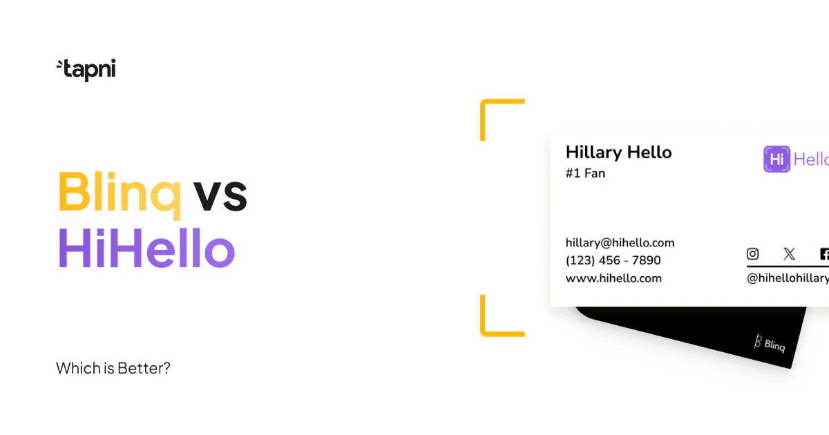 Blinq vs. HiHello - Which One To Choose in 2025?