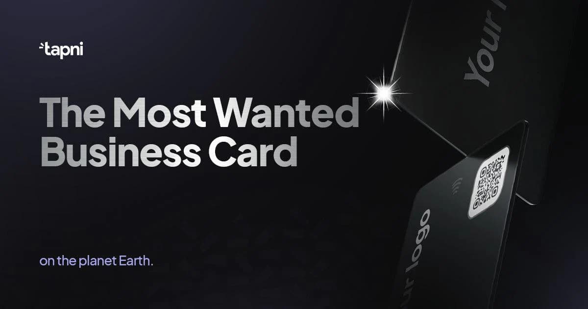 Introducing the Tapni Metal Digital Business Card